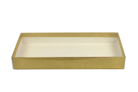 CL LID FOIL LINEN BTM-GOLD