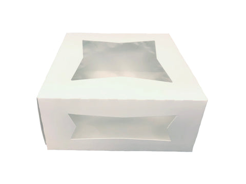 PIE BOX WHITE    9X9X2½