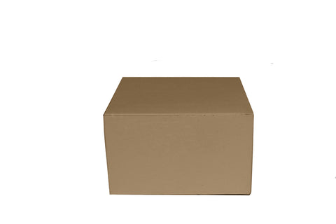 GLUED GIFT BOX-KRAFT      8X8X5½