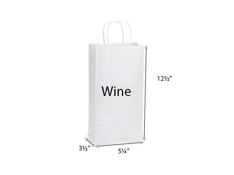 Kraft Paper Wine Gift Bags, Premium Wine Gift Bags with Handles, 20 Kraft Paper  Wine Storage Bags for Christmas, Wedding, Party (Black) | Walmart Canada