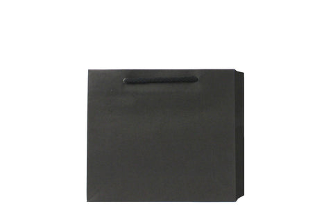BAG-KF PAPER BLACK/ROPE HANDLE