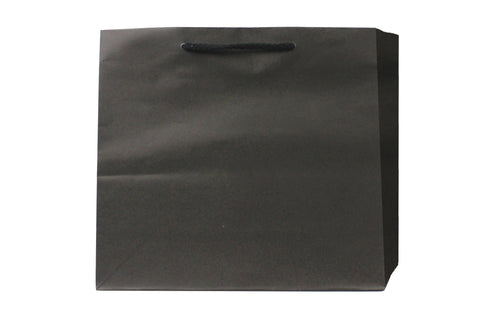 BAG-KF PAPER BLACK/ROPE HANDLE