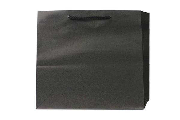 BAG-KF PAPER BLACK/ROPE HANDLE
